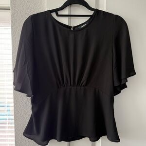 Elegant Black Women's Top